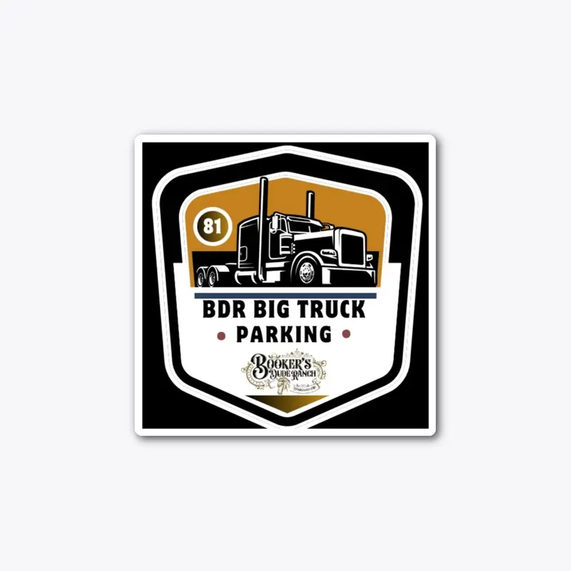 BDR Big Truck Parking Decal